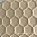 GO-W047 Embossed MDF Wave Wall Panel 3D Hard Decorative Fiberboard